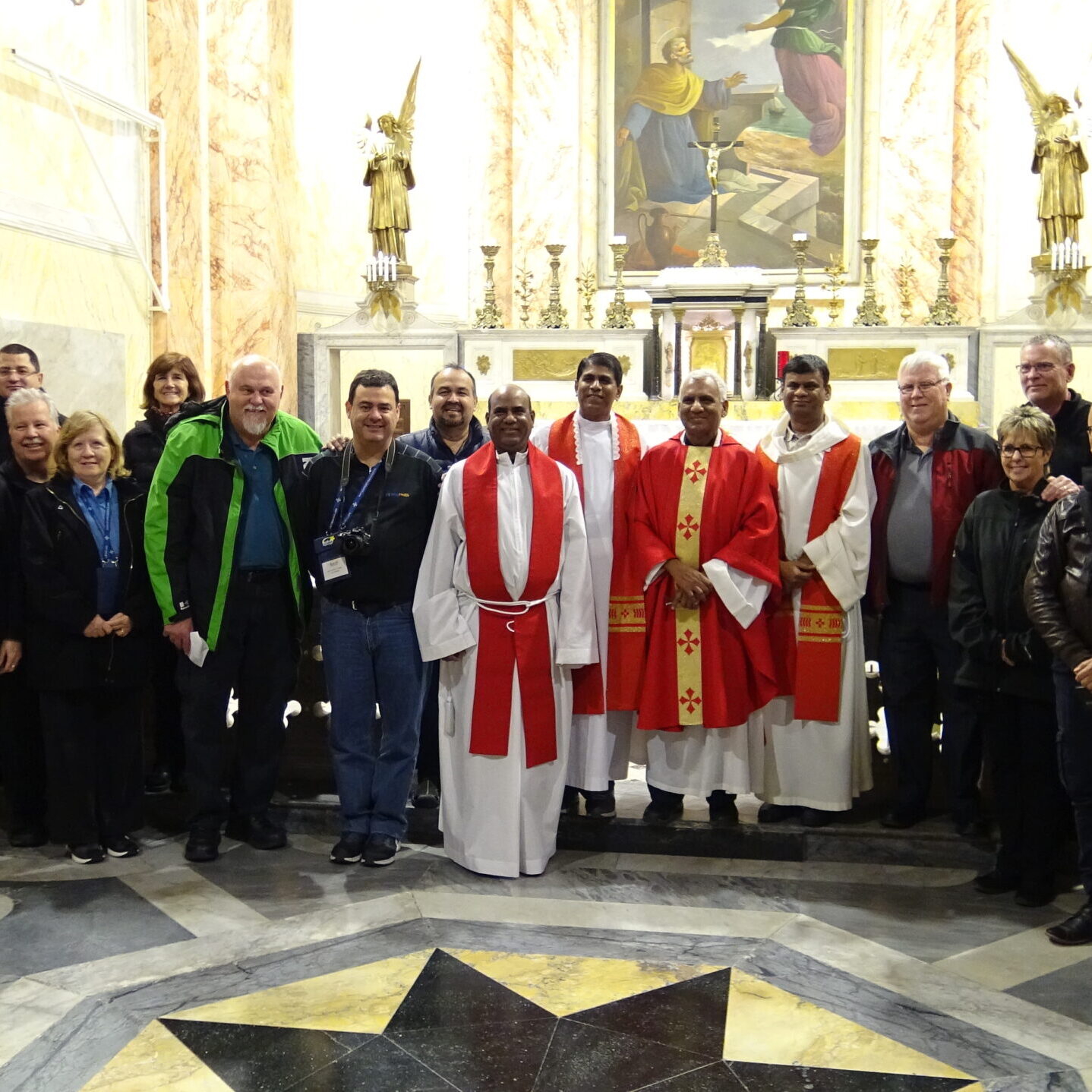 Pilgrims in the Holy Land
