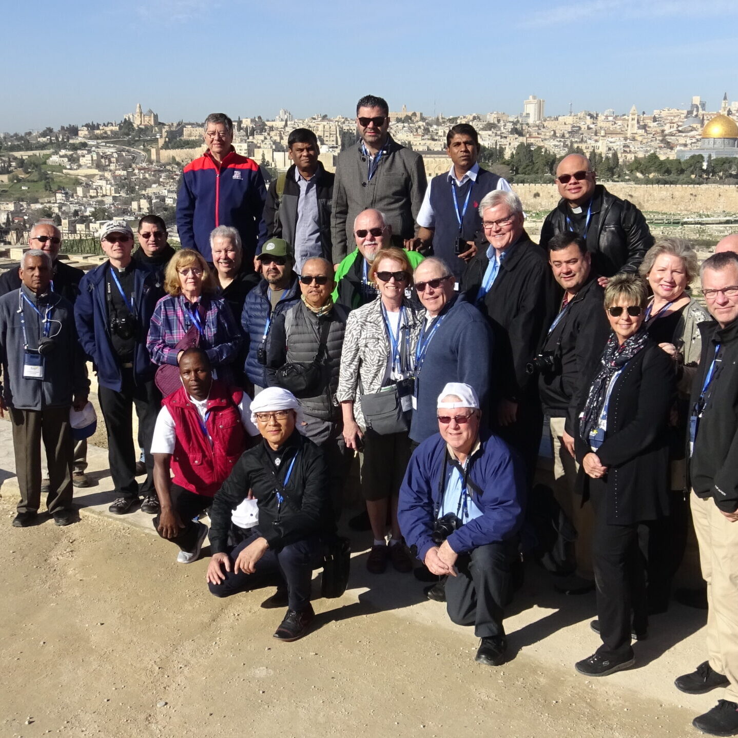 Pilgrims in The Holy Land