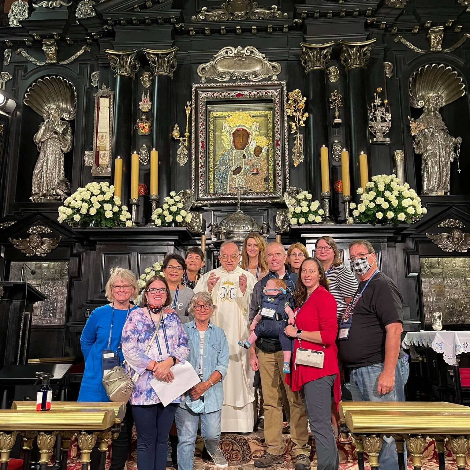 Pilgrims at Our Lady of Czestochowa