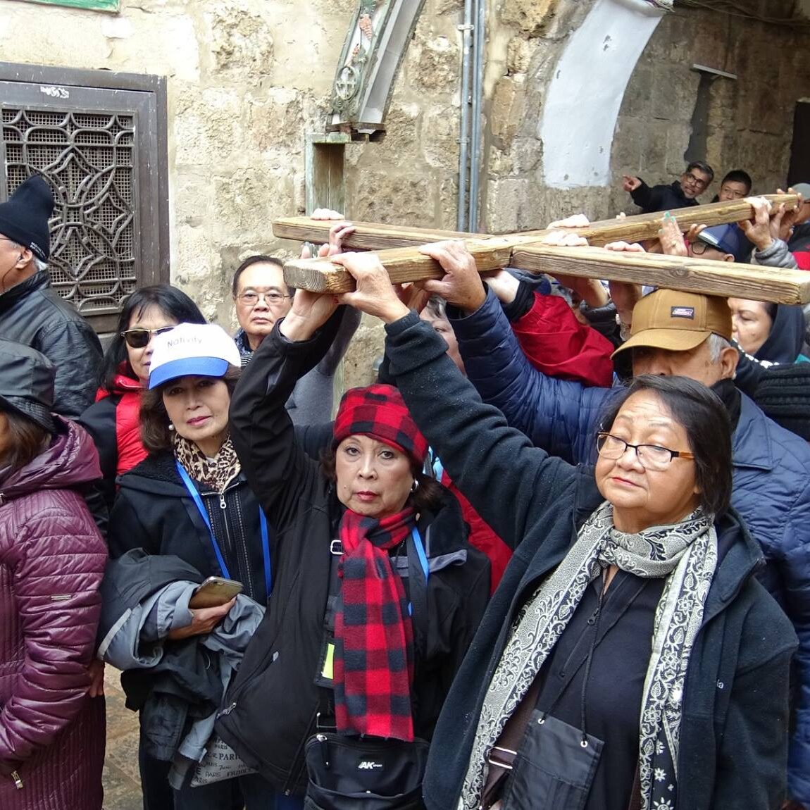 Pilgrims in The Holy Land