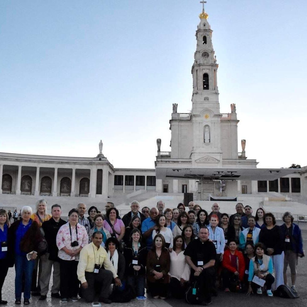 Pilgrims in Fatima