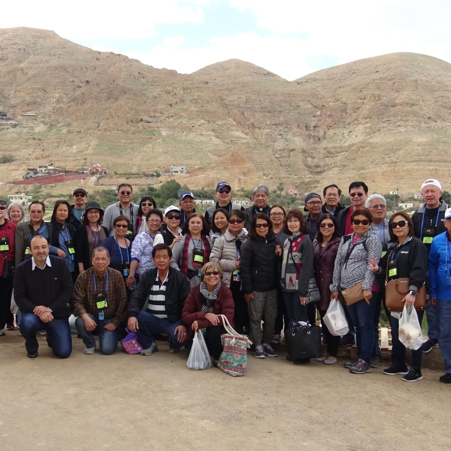 Pilgrims in the Holy Land