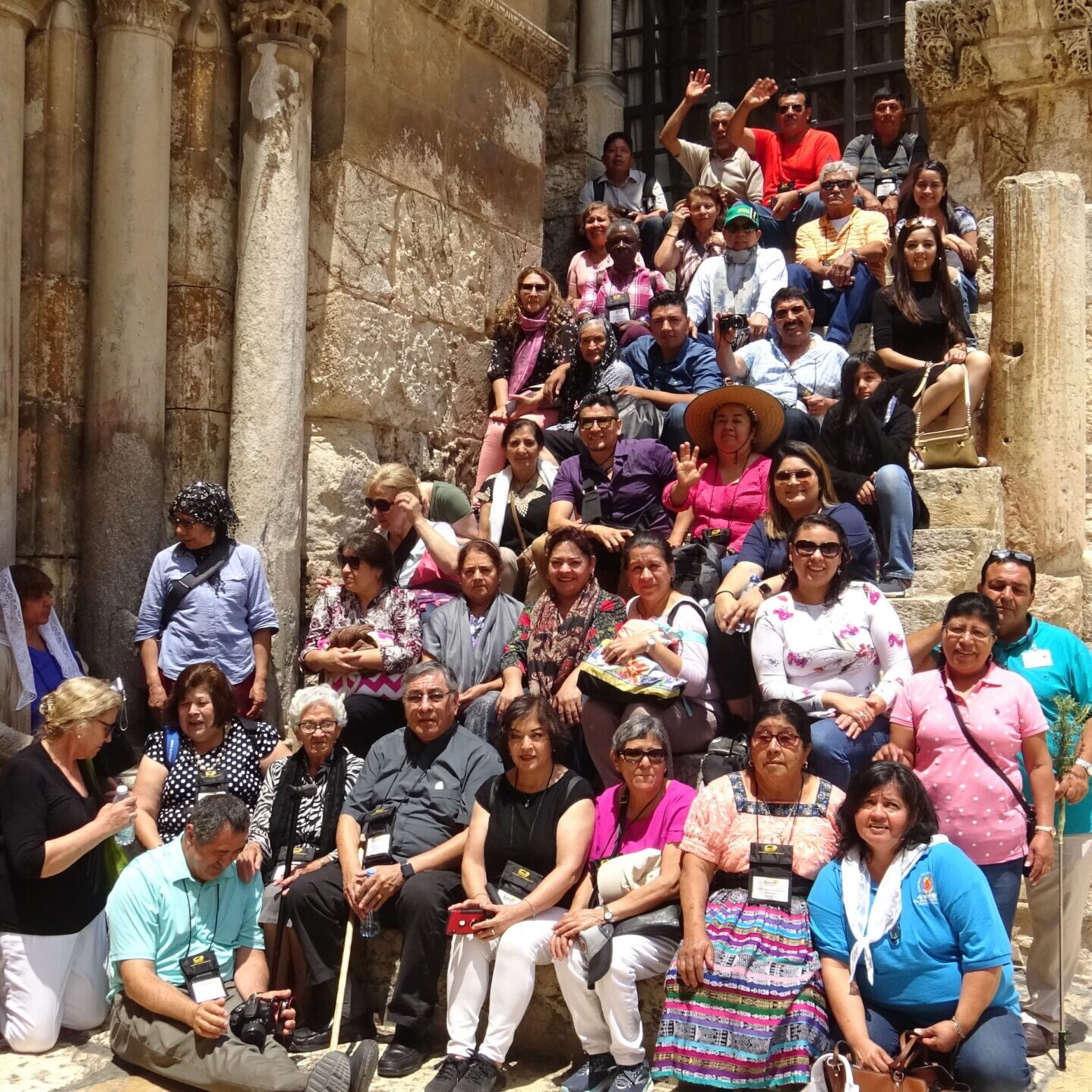 Pilgrims in the Holy Land