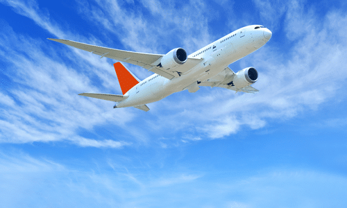 Airliner in Flight