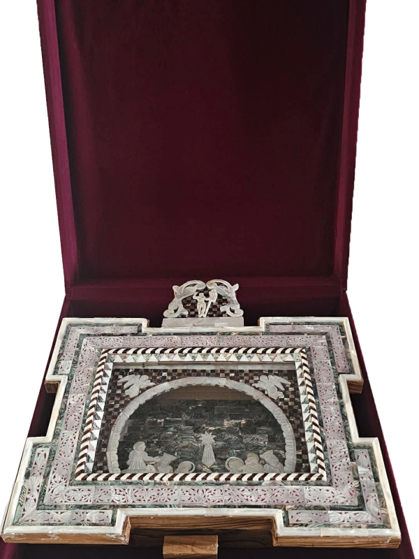 Gift presented to Pope Leo XIV