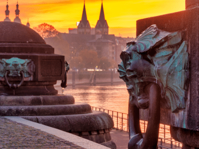 Deutsches Eck, Koblenz, Germany