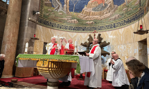 Celebrating Mass In The Holy Land Celebrating Mass In The Holy Land