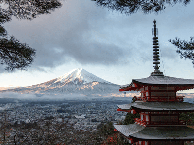 Mount Fuji, Honshu Island, Japan