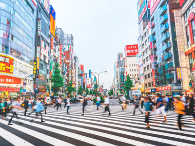 Shibuya Crossing, Tokyo, Japan