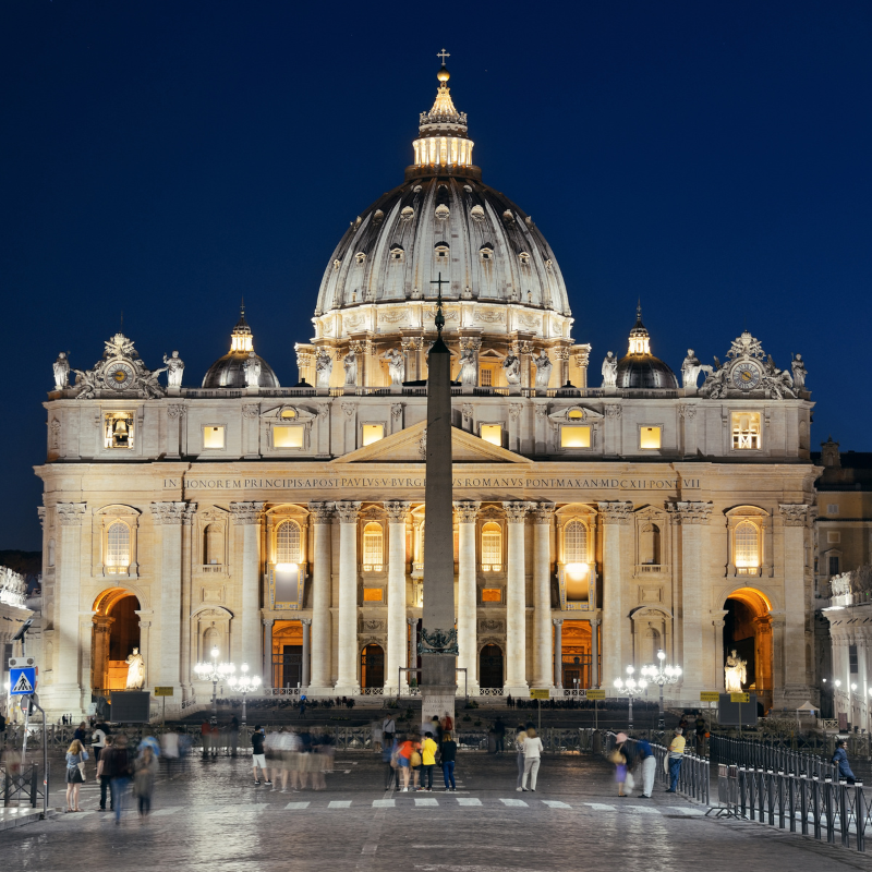 Facade of St. Peter's Basilica, Vatican City