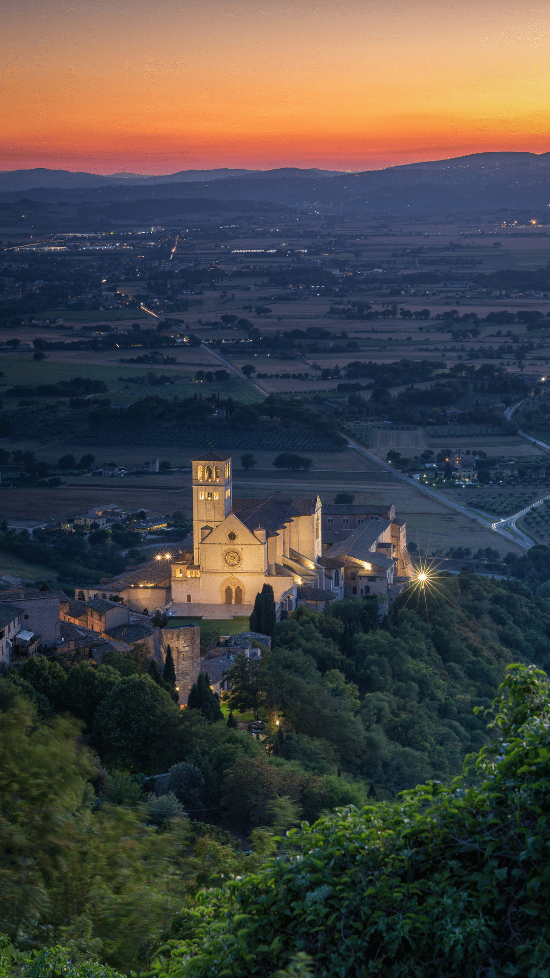 The Basilica of St. Francis in Assisi, Italy