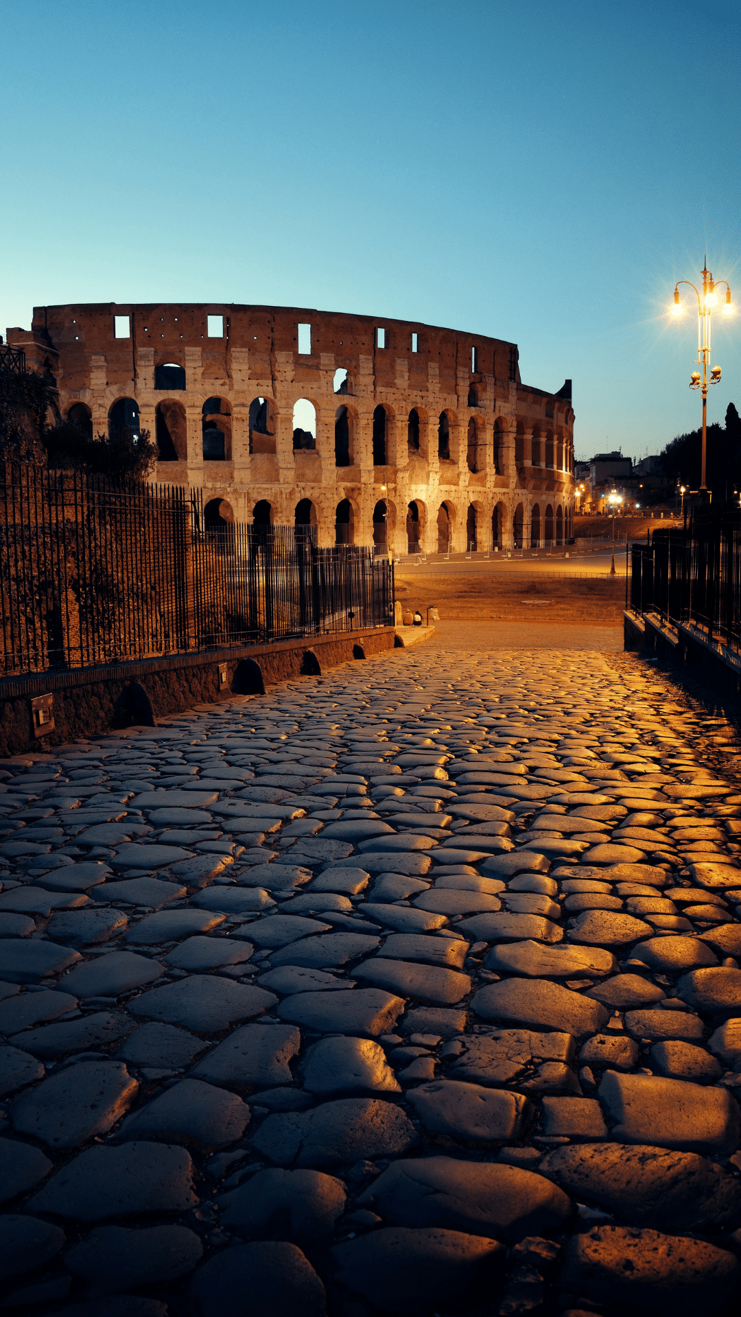 The Ancient Roman Colosseum in Rome, Italy