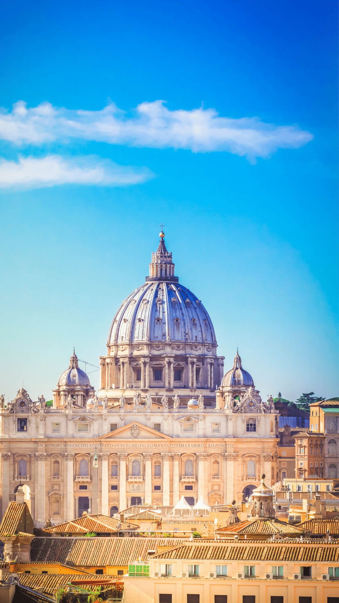 the Dome of St. Peter's Basilica in Vatican City