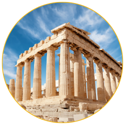 The Parthenon in Athens, Greece