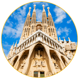 La Sagrada Familia in Barcelona Spain