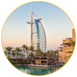 Burj Al Arab a Seven Star Hotel in Dubai, UAE