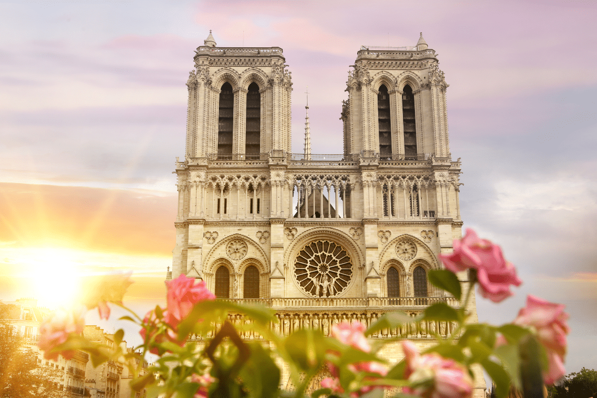 Notre Dame Cathedral in Paris, France