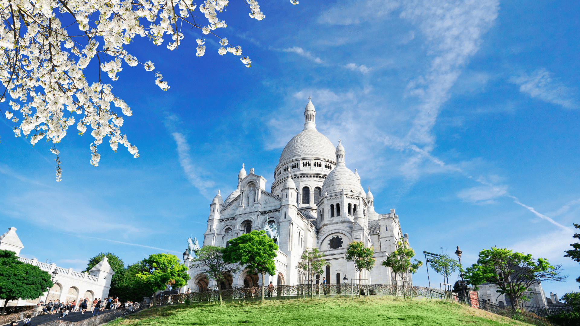 Sacre Coeur Basilica in Paris, France