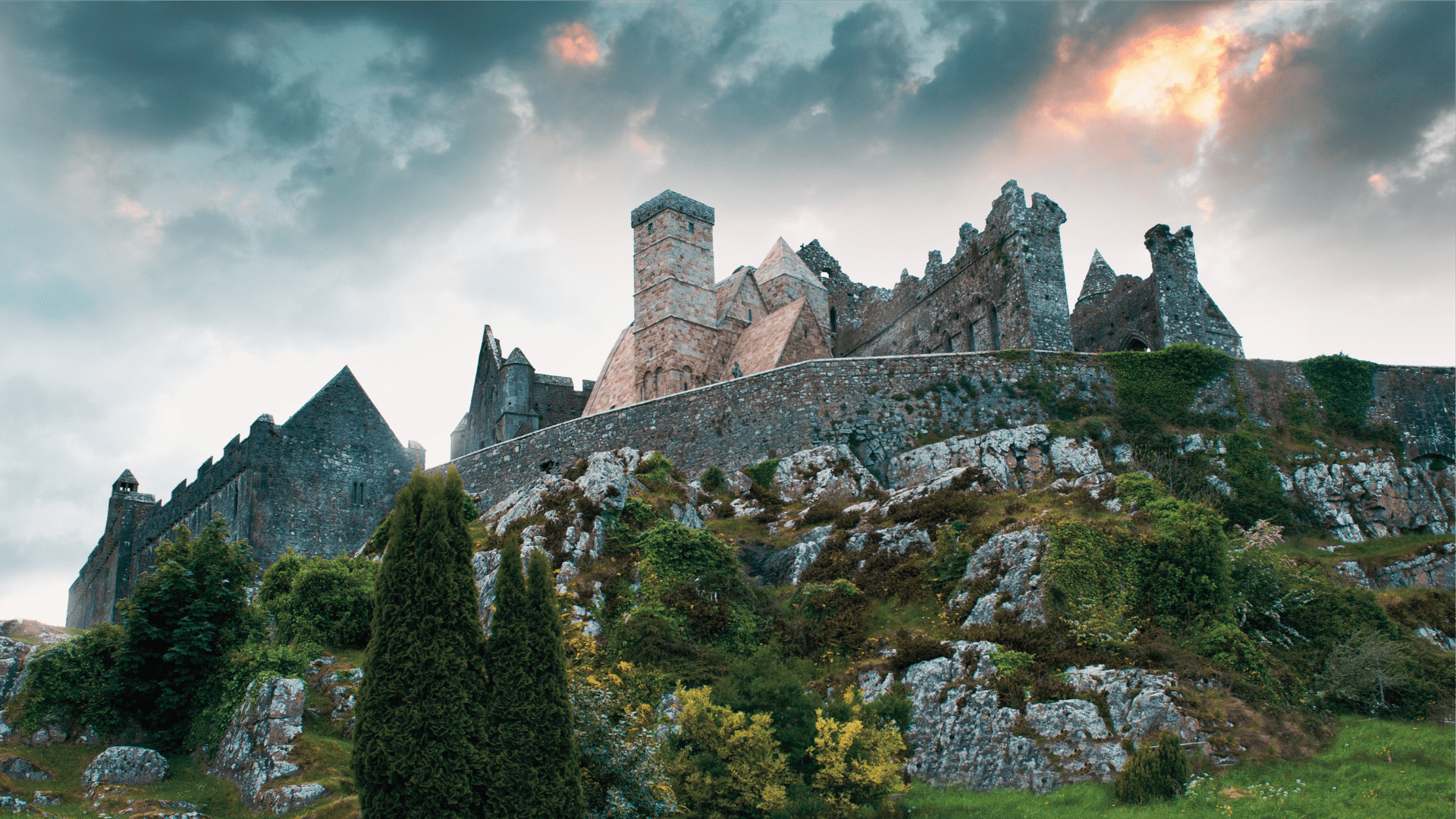 Rock of Cashel in Ireland
